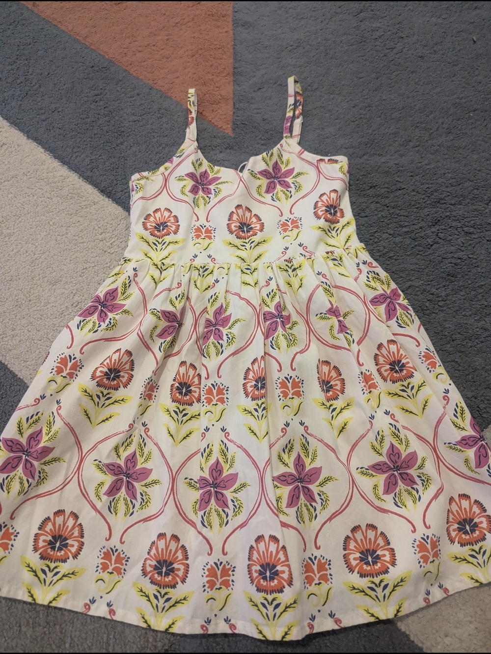 NWT Roller Rabbit Kids Fontana Floral Brandy Dress